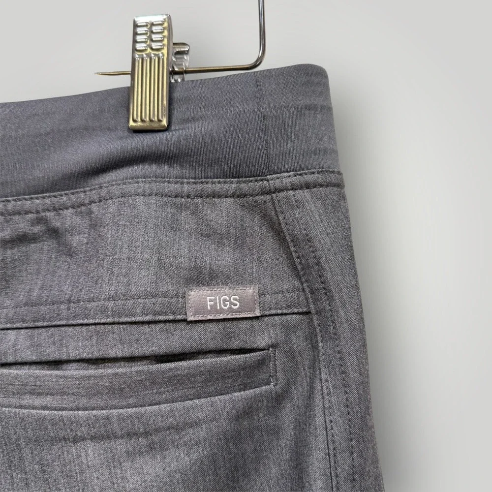 FIGS Mens Graphite Gray Technical Cargo Scrub‎ Pants T2001 Medium Drawstring